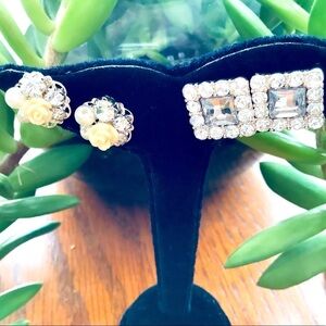 💜3/$30 Clip on Earrings for Sensitive Ears 2 pair